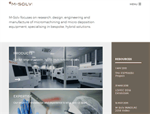 Tablet Screenshot of m-solv.com